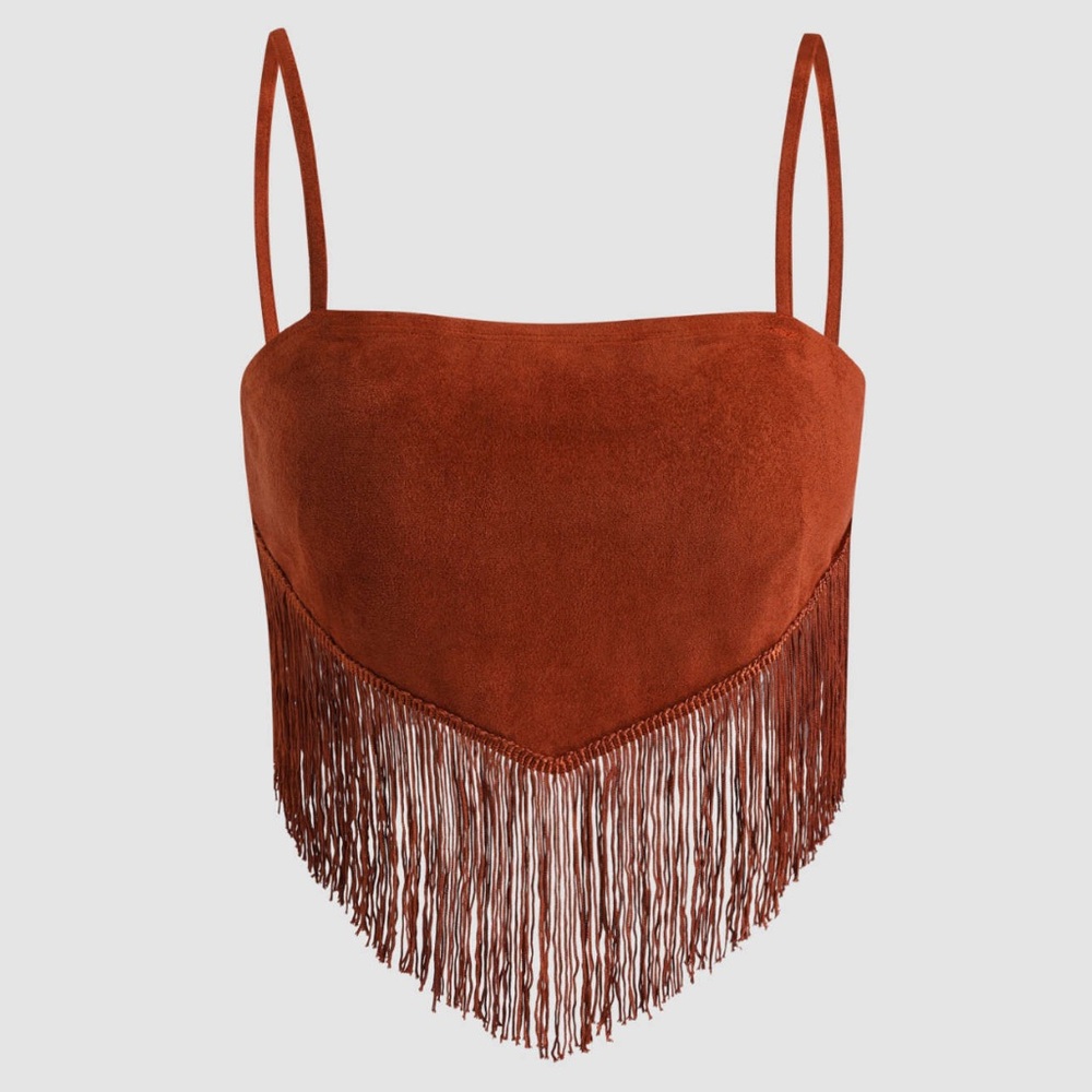 New! with tags- Cider tassel cami top